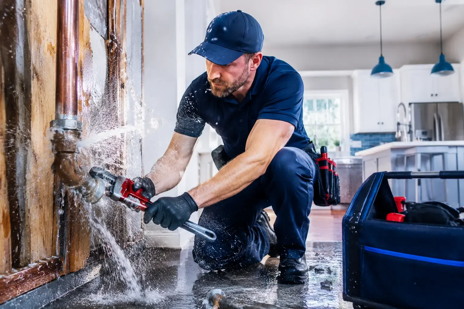 Local emergency pipe repair professionals in Kiln, MS
